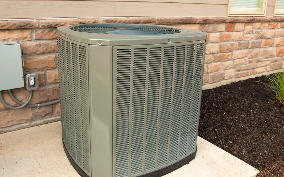 ongoing AC installation for a client